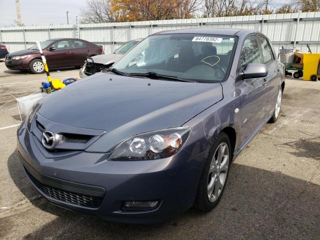 JM1BK343691220761 - 2009 MAZDA MAZDA3 GRAY photo 2