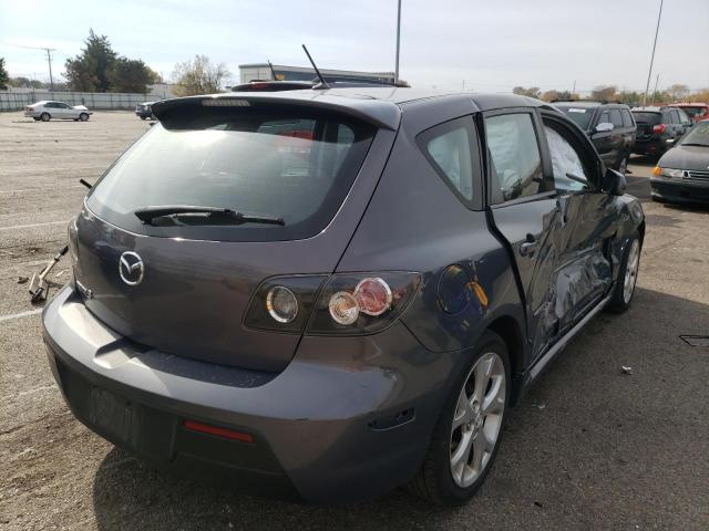 JM1BK343691220761 - 2009 MAZDA MAZDA3 GRAY photo 4