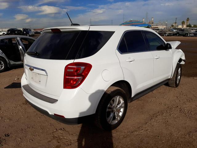 2GNALAEK9H1507160 - 2017 CHEVROLET EQUINOX L WHITE photo 4