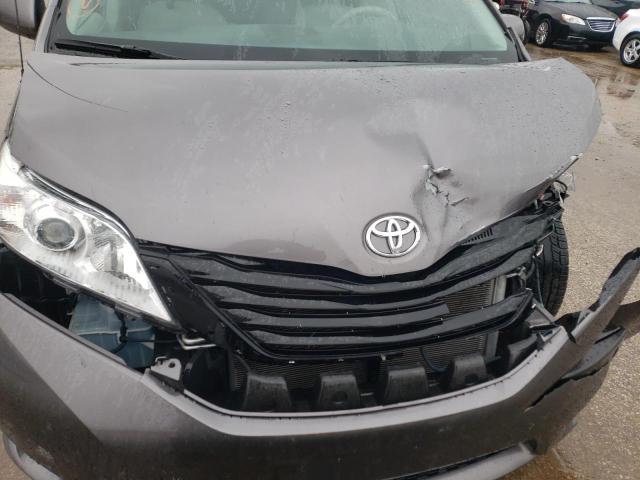 5TDKK3DC9BS145613 - 2011 TOYOTA SIENNA LE GRAY photo 9