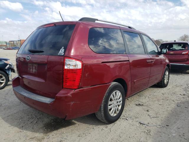 KNDMG4C78B6378094 - 2011 KIA SEDONA LX MAROON photo 4