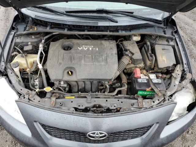 2T1BU4EE8AC515926 - 2010 TOYOTA COROLLA BA GRAY photo 7