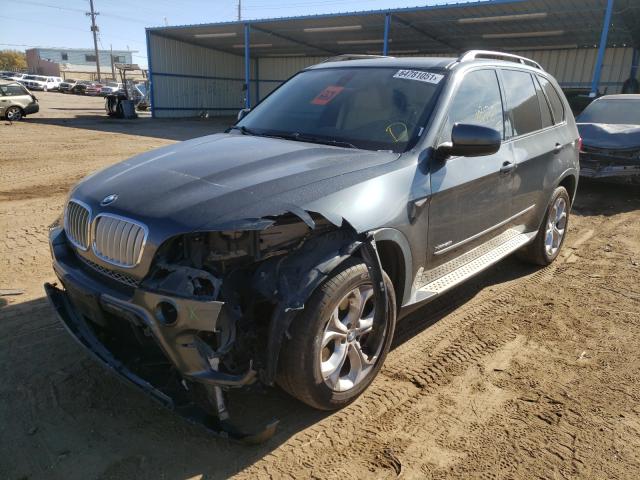 5UXZV8C50CL423676 - 2012 BMW X5 XDRIVE5 GRAY photo 2