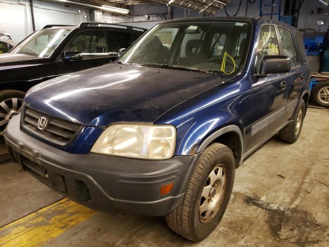 JHLRD1848WC104495 - 1998 HONDA CR-V LX BLUE photo 2