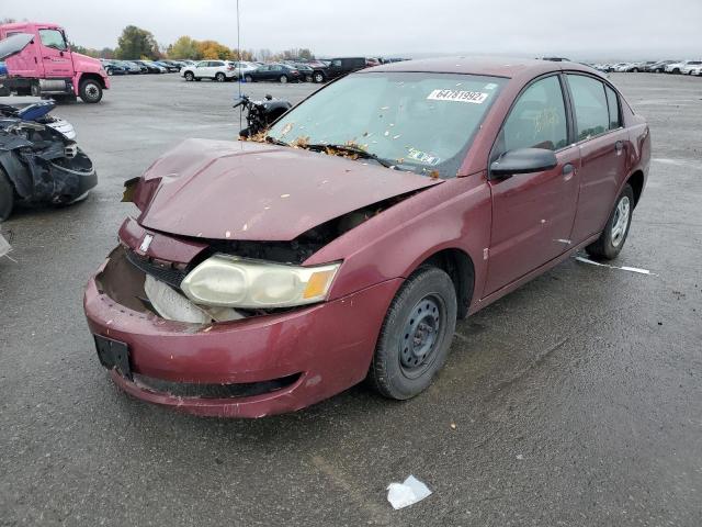 1G8AF52F53Z165876 - 2003 SATURN ION LEVEL BURGUNDY photo 2