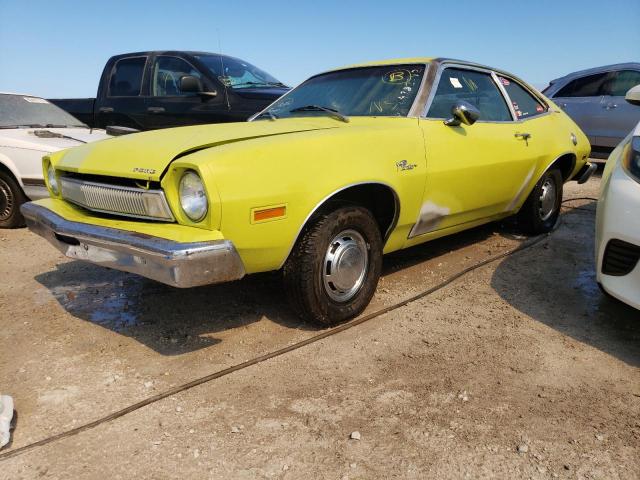 4T11Y169467 - 1974 FORD PINTO YELLOW photo 2