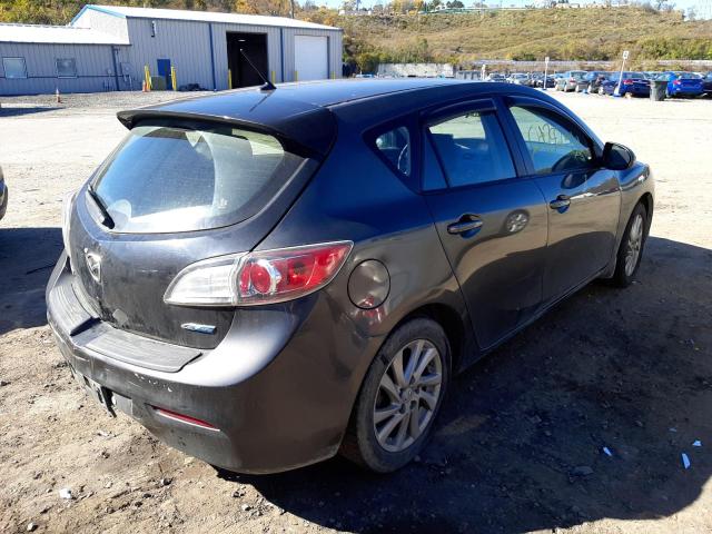 JM1BL1L85C1637116 - 2012 MAZDA 3 I GRAY photo 4