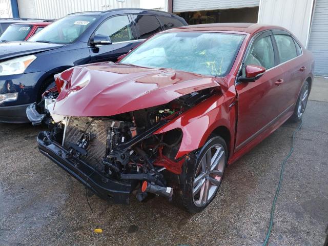 1VWDT7A34HC049316 - 2017 VOLKSWAGEN PASSAT R-L 栗色 照片 2