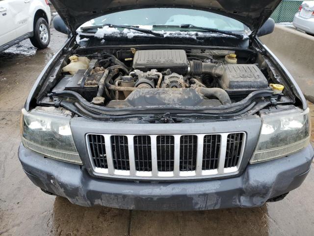 1J4GW48N44C403174 - 2004 JEEP GRAND CHER GRAY photo 7