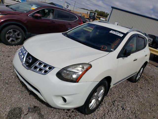 JN8AS5MV4FW755597 - 2015 NISSAN ROGUE SELE WHITE photo 2