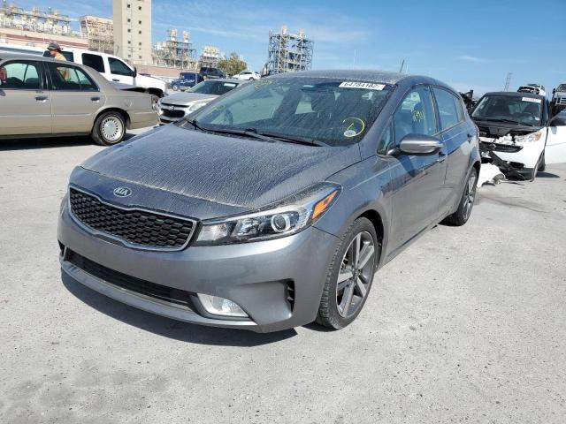 KNAFX5A83H5721139 - 2017 KIA FORTE EX GRAY photo 2