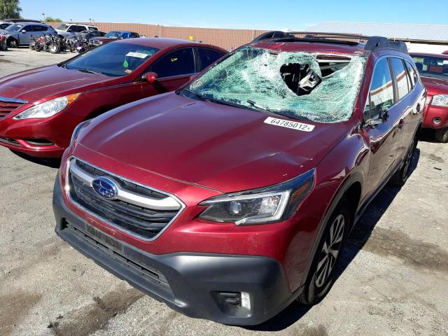 4S4BTAEC0L3237711 - 2020 SUBARU OUTBACK PR MAROON photo 2