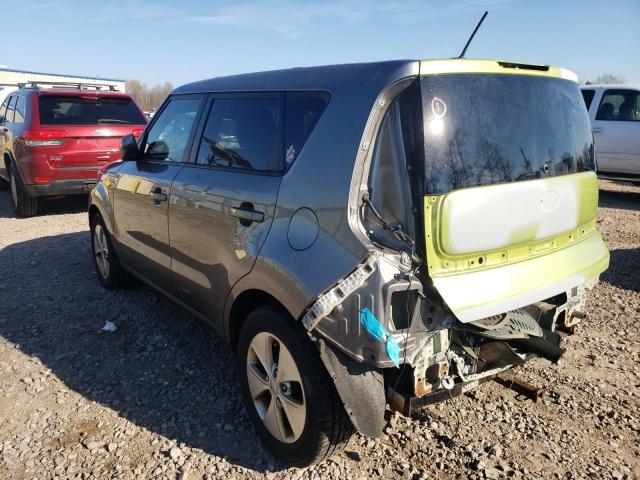 KNDJN2A23F7199546 - 2015 KIA SOUL GREEN photo 3