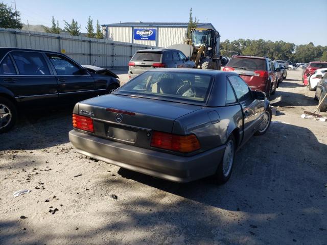 WDBFA61E4MF027238 - 1991 MERCEDES-BENZ 300 SL GRAY photo 4