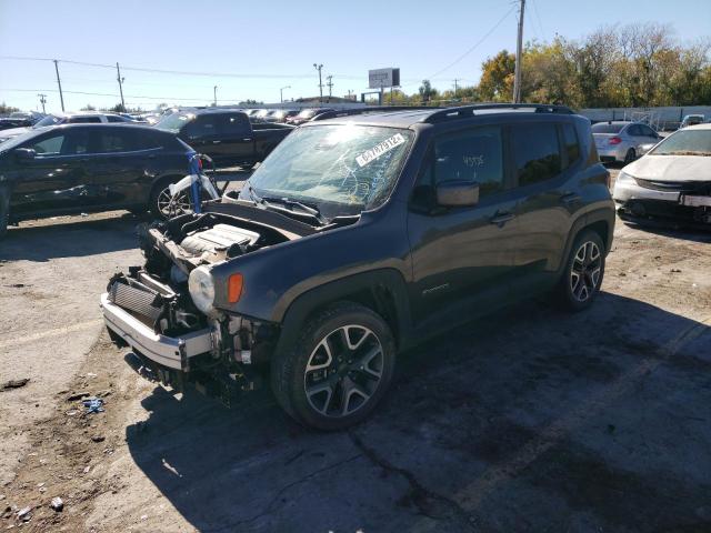 ZACCJABB5JPG90662 - 2018 JEEP RENEGADE L GRAY photo 2