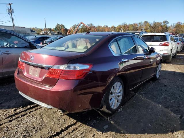 1HGCR2F8XEA017435 - 2014 HONDA ACCORD EXL RED photo 4