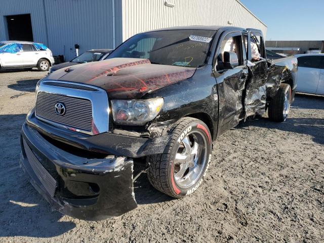 5TFRV54129X072492 - 2009 TOYOTA TUNDRA DOU BLACK photo 2