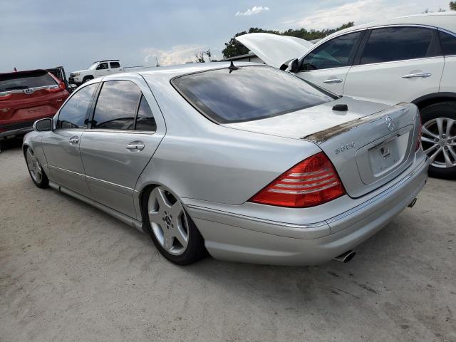 WDBNG76J35A459906 - 2005 MERCEDES-BENZ S 600 SILVER photo 3