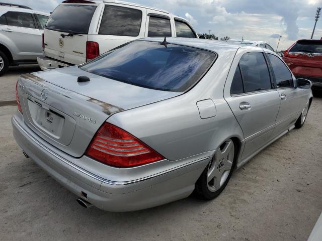 WDBNG76J35A459906 - 2005 MERCEDES-BENZ S 600 SILVER photo 4