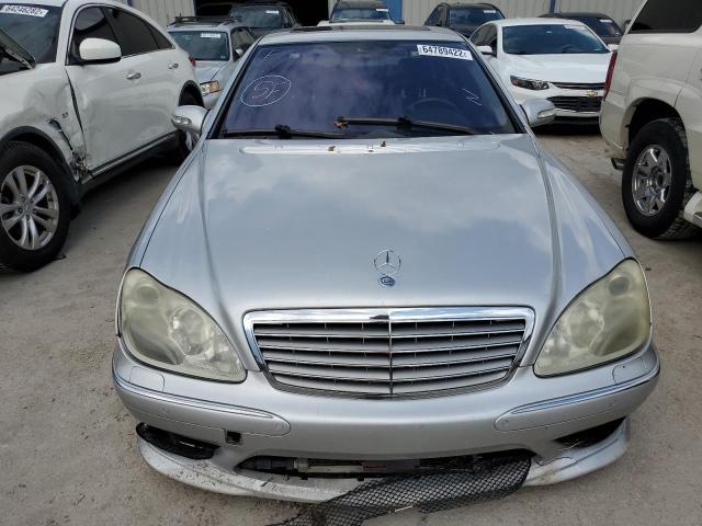 WDBNG76J35A459906 - 2005 MERCEDES-BENZ S 600 SILVER photo 9