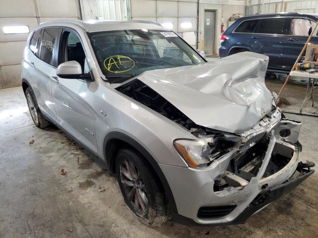 5UXWX9C56H0D99057 - 2017 BMW X3 XDRIVE2 SILVER photo 1