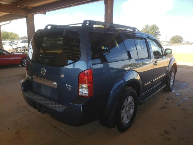5N1AR18UX6C608960 - 2006 NISSAN PATHFINDER 蓝色 照片 4