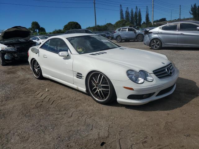 WDBSK75F16F110603 - 2006 MERCEDES-BENZ SL 500 WHITE photo 1