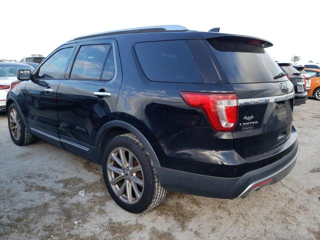 1FM5K7F83GGC13303 - 2016 FORD EXPLORER L BLACK photo 3