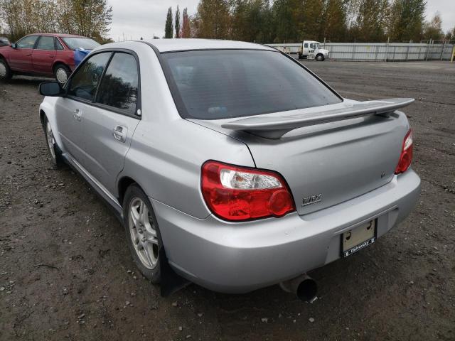 JF1GD29624G504526 - 2004 SUBARU IMPREZA WR SILVER photo 3