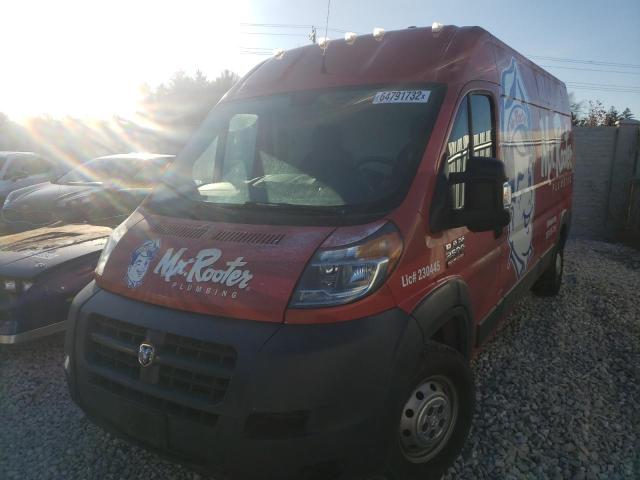 3C6TRVDGXGE102387 - 2016 RAM PROMASTER RED photo 2