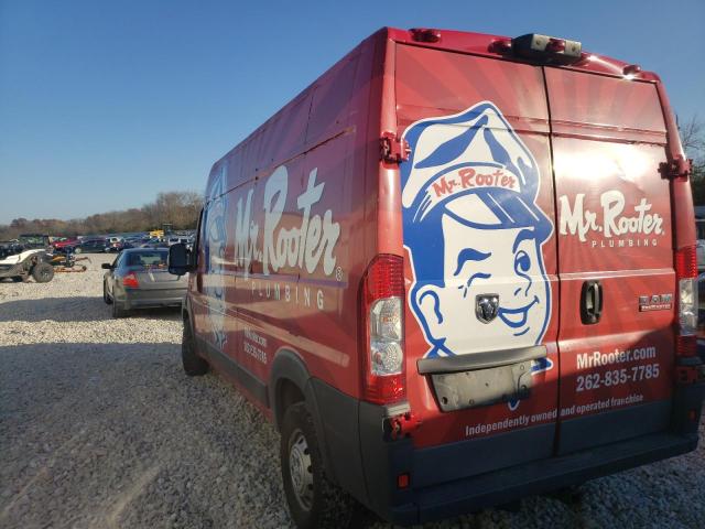 3C6TRVDGXGE102387 - 2016 RAM PROMASTER RED photo 3