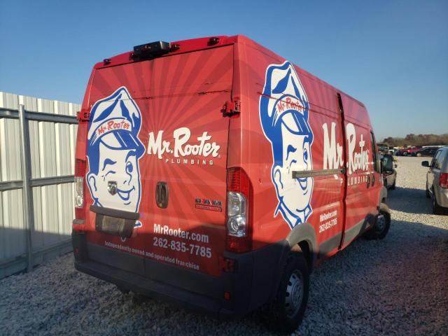 3C6TRVDGXGE102387 - 2016 RAM PROMASTER RED photo 4