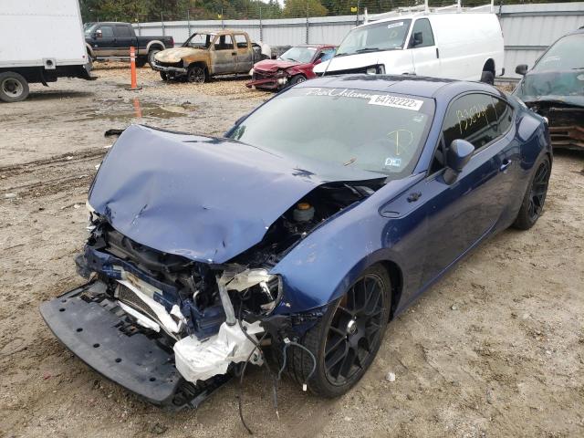 JF1ZNAA13D1713003 - 2013 TOYOTA SCION FR-S BLUE photo 2