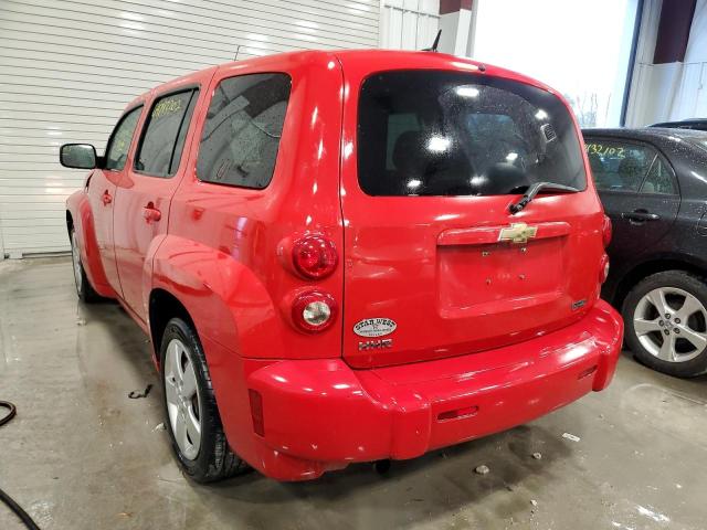 3GNBAADB9AS548846 - 2010 CHEVROLET HHR LS RED photo 3