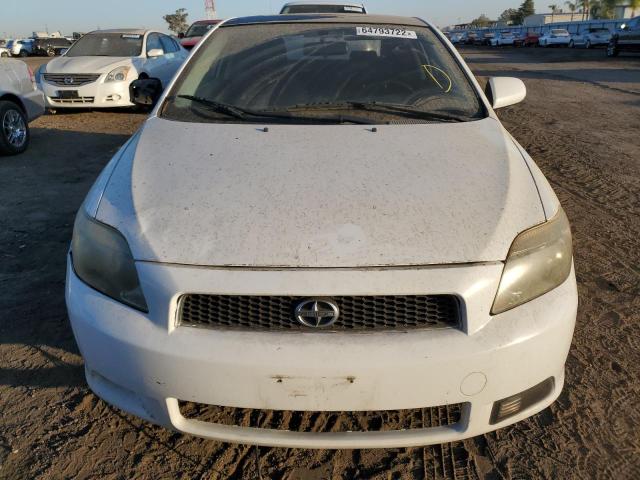 JTKDE177950039262 - 2005 TOYOTA SCION TC 白色 照片 5