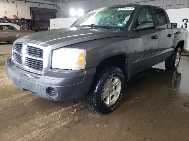 1D7HW28K07S250801 - 2007 DODGE DAKOTA QUA GRAY photo 2