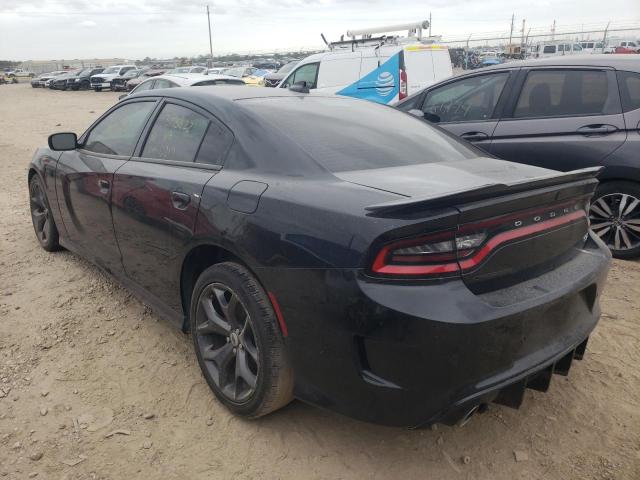 2C3CDXCT2KH630217 - 2019 DODGE CHARGER R/ BLACK photo 3