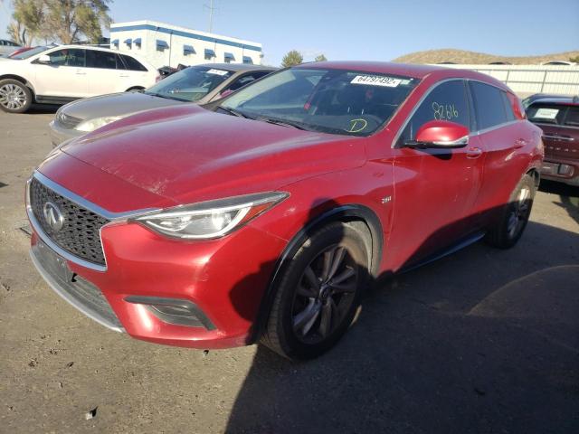 SJKCH5CP8HA019619 - 2017 INFINITI QX30 BASE RED photo 2