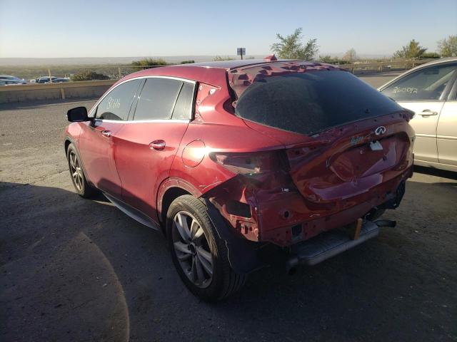 SJKCH5CP8HA019619 - 2017 INFINITI QX30 BASE RED photo 3
