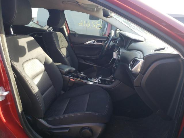 SJKCH5CP8HA019619 - 2017 INFINITI QX30 BASE RED photo 5
