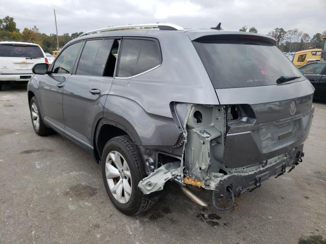 1V2ER2CA3JC525533 - 2018 VOLKSWAGEN ATLAS SEL GRAY photo 3