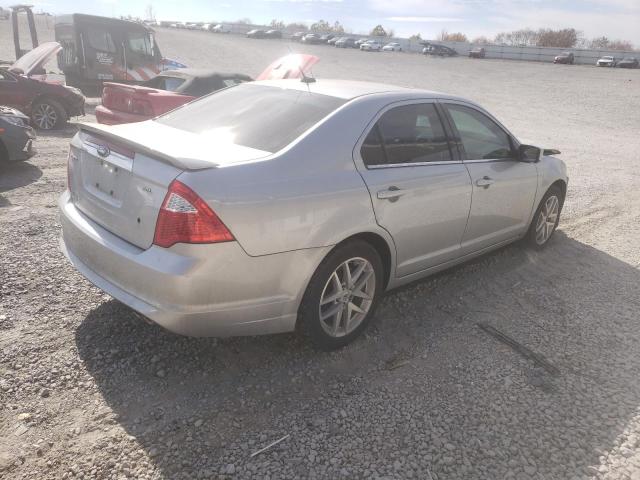 3FAHP0JA4AR215555 - 2010 FORD FUSION SEL SILVER photo 4