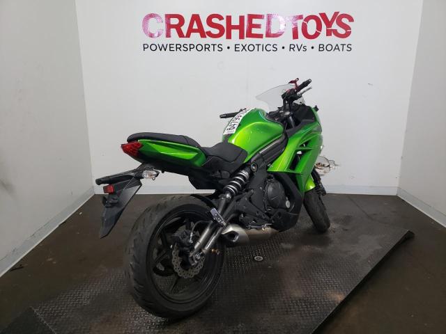 JKAEXEE18CDA00256 - 2012 KAWASAKI EX650 EC GREEN photo 4