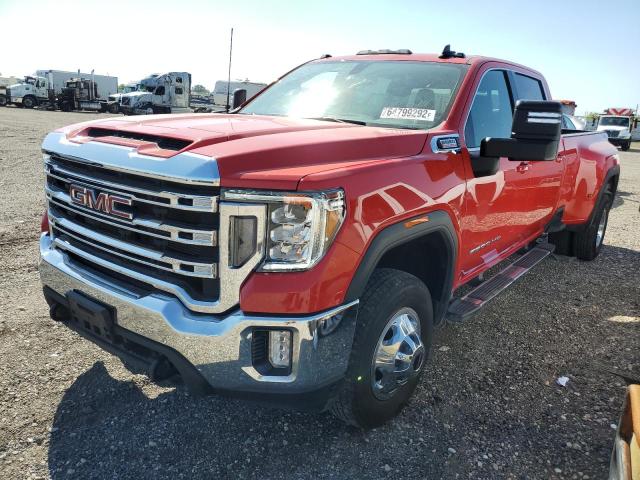 1GT49TEY7NF191010 - 2022 GMC SIERRA K35 RED photo 2