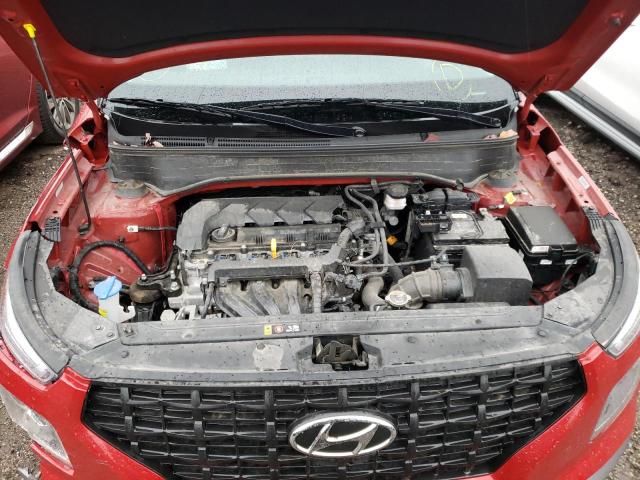 KMHRB8A39MU100391 - 2021 HYUNDAI VENUE SE RED photo 11