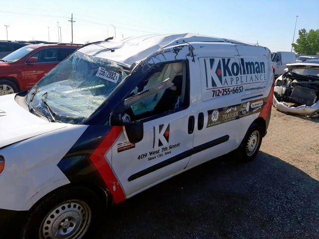 ZFBERFAB6H6F19146 - 2017 RAM PROMASTER WHITE photo 9