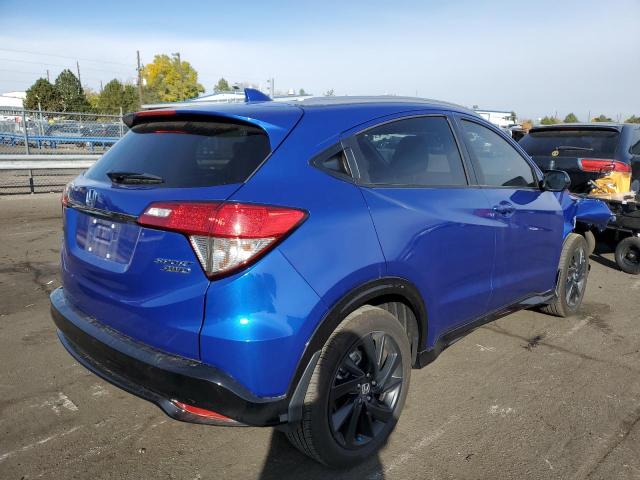 3CZRU6H19NM754993 - 2022 HONDA HR-V SPORT BLUE photo 4