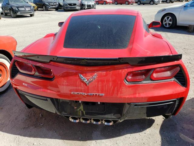 1G1YW2D71H5102113 - 2017 CHEVROLET CORVETTE G RED photo 6