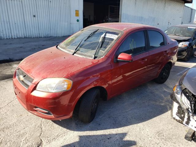 KL1TD5DE6AB090742 - 2010 CHEVROLET AVEO LS 红色 照片 2