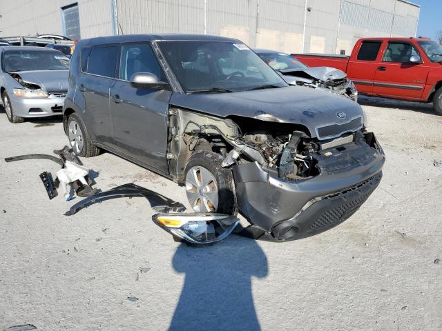 KNDJN2A29E7066529 - 2014 KIA SOUL GRAY photo 9